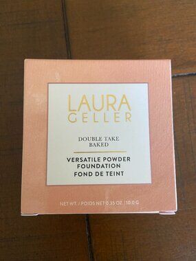 Laura Geller Double Take Baked Versatile Powder Foundation NIB [Medium]